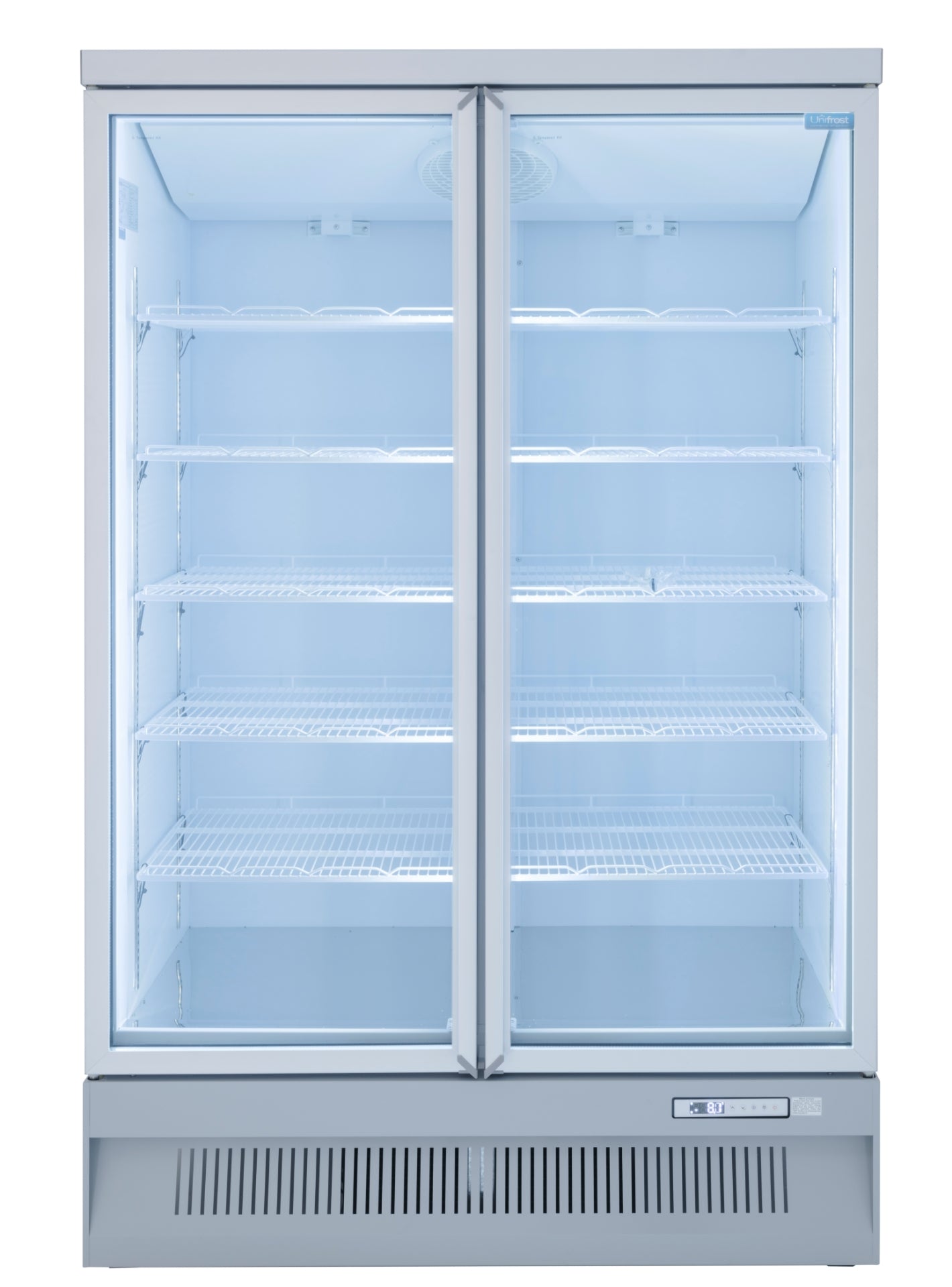 unifrost-hvf2-2-door-hinged-display-freezer-1253-760-2003-5-shelves-per-door