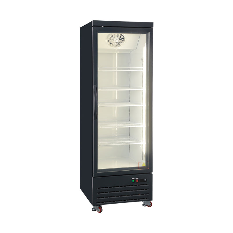 UNIFROST HVF11B SINGLE GLASS DOOR DISPLAY FREEZER 5 SHELVES 660*720*2045 GRAPHITE BLUE