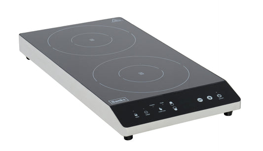 BANKS D40TT DOUBLE HOB COUNTER TOP INDUCTION COOKER 299-581*64MM UK3 PIN PLUG