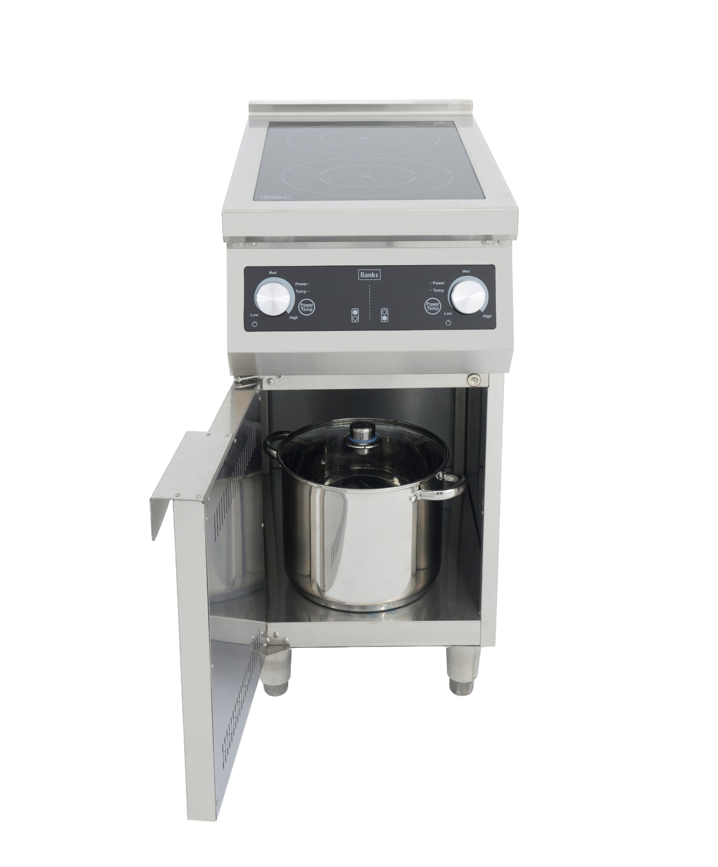 Banks D4070FS2 Freestanding 2 Burner Induction Cooker 400*700*870MM 3 PHASE