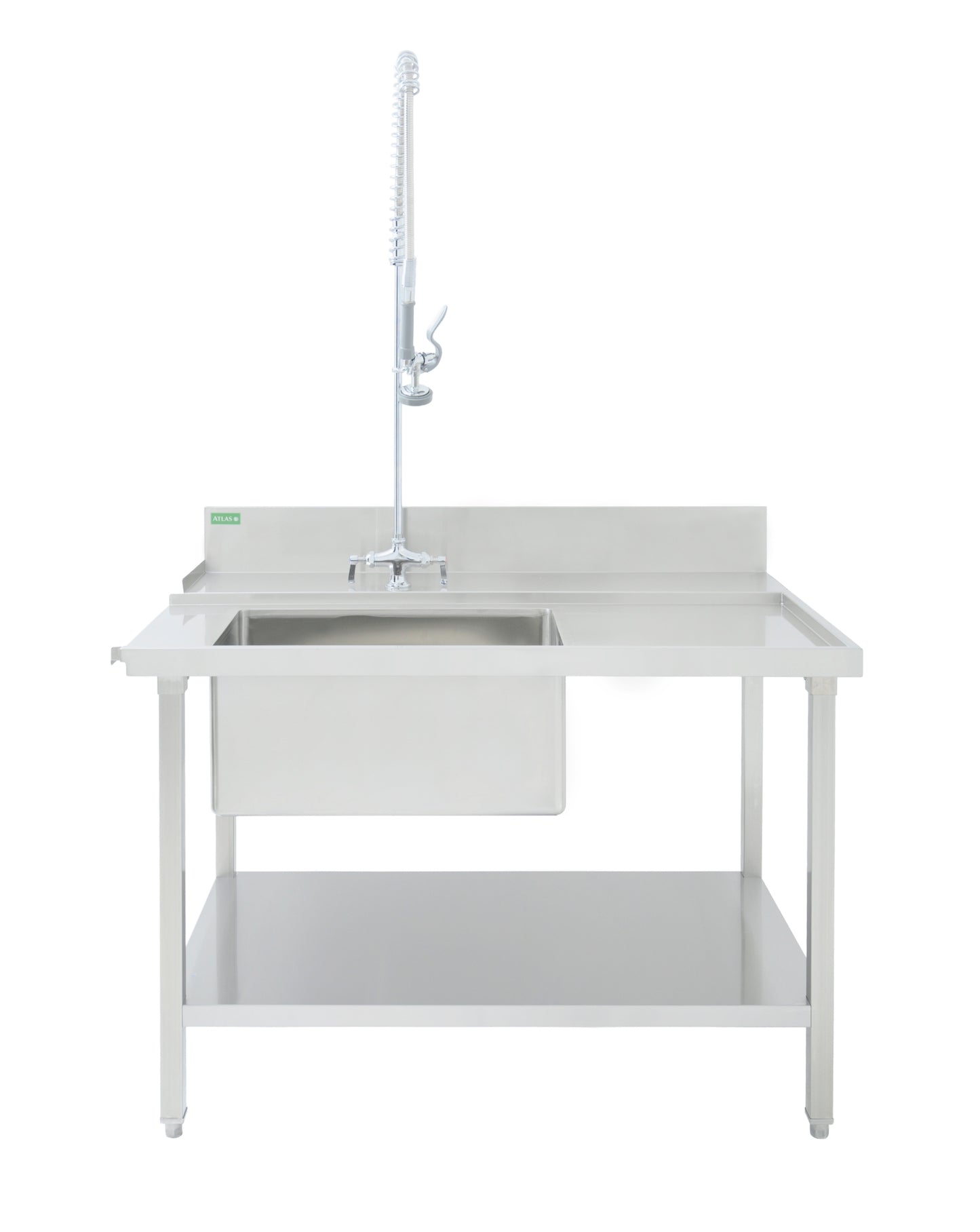 ATLAS DESR1200 DISHWASHER ENTRY SINK R-L  1200*860*900+150 BOWL 600*400*300
