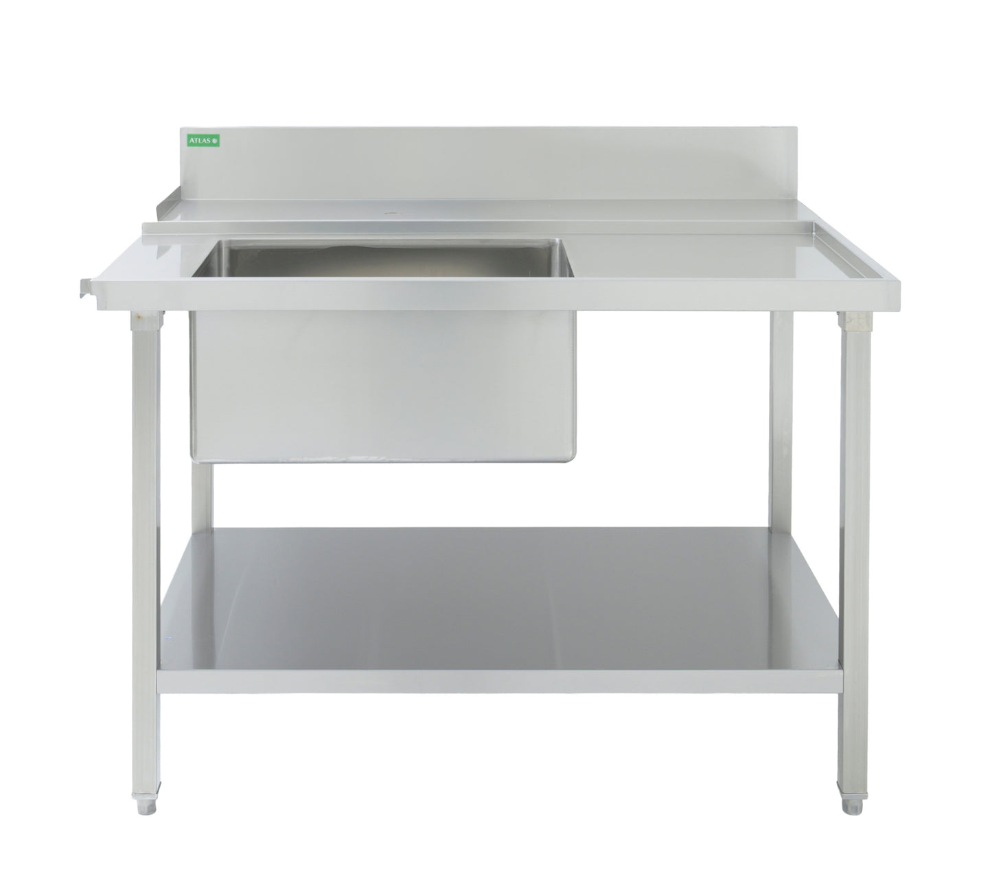 ATLAS DESR1200 DISHWASHER ENTRY SINK R-L  1200*860*900+150 BOWL 600*400*300