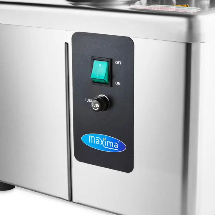 Maxima Glass Polisher - 8 Brushes - 600 Glasses/Hour - SKU 09380000  All Stop Trading