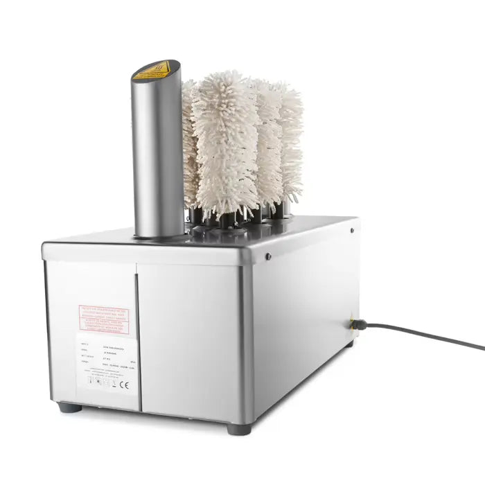 Maxima Glass Polisher - 8 Brushes - 600 Glasses/Hour - SKU 09380000  All Stop Trading
