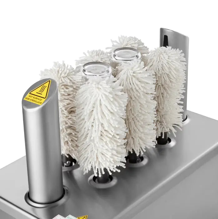 Maxima Glass Polisher - 8 Brushes - 600 Glasses/Hour - SKU 09380000  All Stop Trading