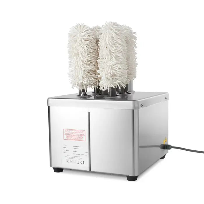 Maxima Glass Polisher - 5 Brushes - 300 Glasses/Hour - SKU 09380001  All Stop Trading