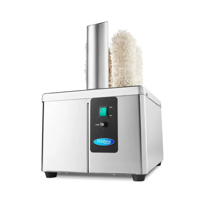 Maxima Glass Polisher - 5 Brushes - 300 Glasses/Hour - SKU 09380001  All Stop Trading