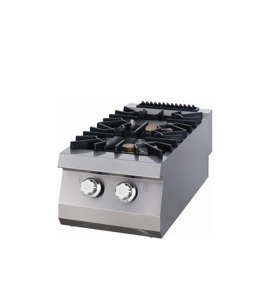 Premium Cooker - 2 Burners - Single Unit - 90cm Deep - Gas