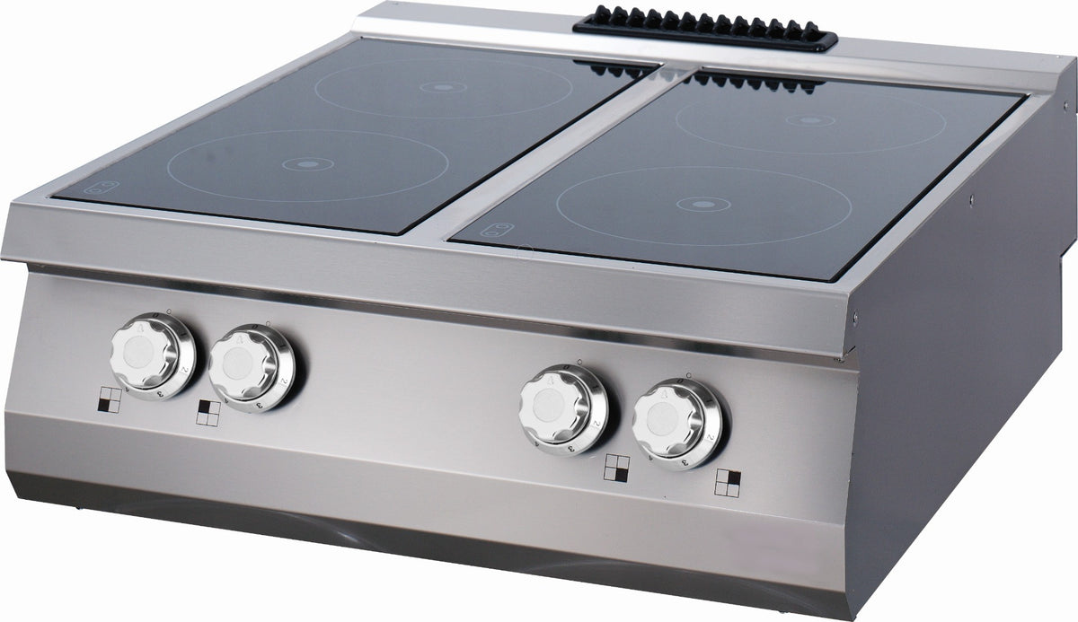 Cooker In Unit Premium Infrared Cooker - 4 Burners - Double Unit - 90cm Deep - Electr ...