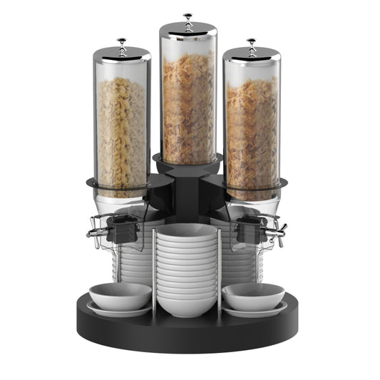 3-tube rotating cereal dispenser - CDCR3