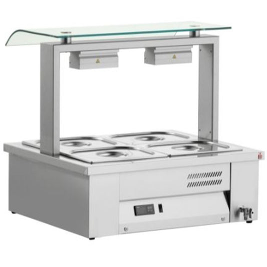 counter-top-bain-marie-with-sneeze-guard-2x-gn1/1