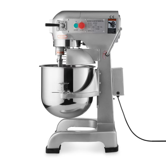 Maxima Planetary Mixer - 30L - Up to 15kg Dough - 3 Speed - SKU 09300170  All Stop Trading