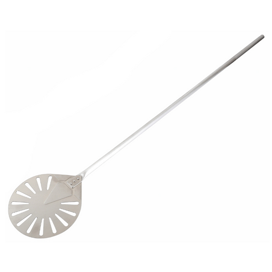 SS PIZZA SHOVEL ROUND PERFORATED 23-120 SKU 7013.1815