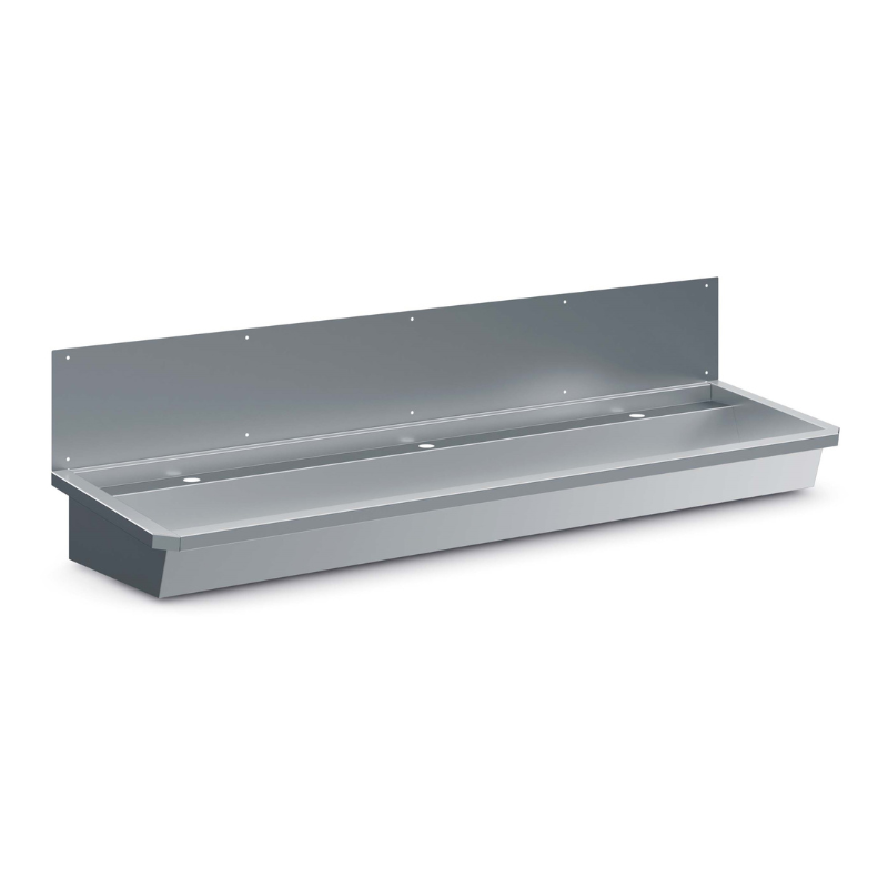 SS WASH BASIN DOUBLE 1200X425X165MM SKU: 7013.4610 All Stop Trading