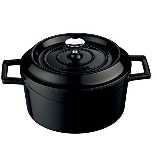 LAVA CAST IRON CASSEROLE Ø32 BLACK - SKU 7013.2915  All Stop Trading