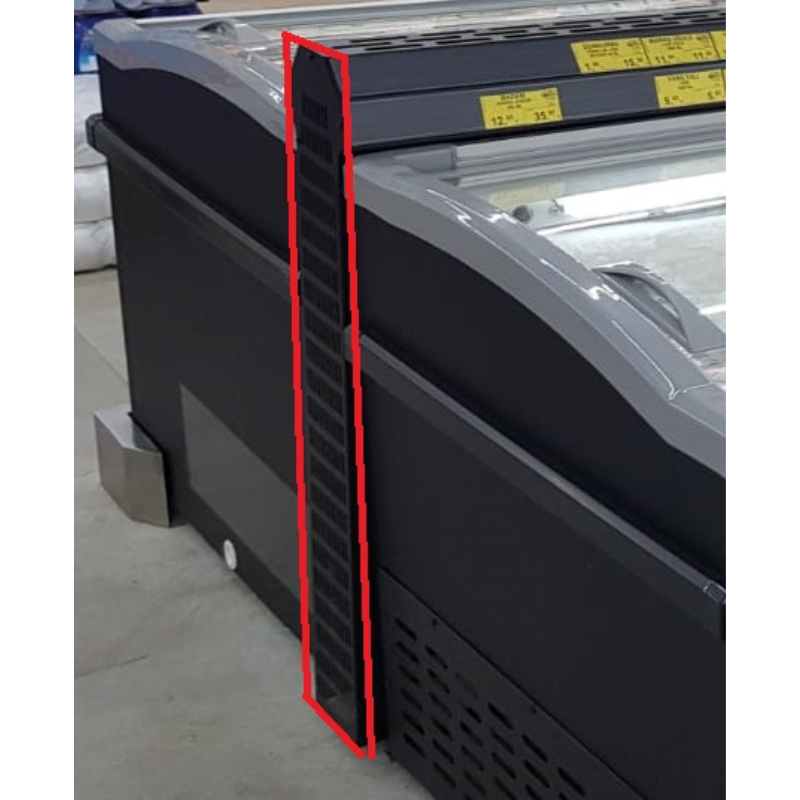 CHEST FREEZER JOINT SIDE BLACK  FOR ISLAND WITHOUT HEAD ELEMENT SKU 7072.9025