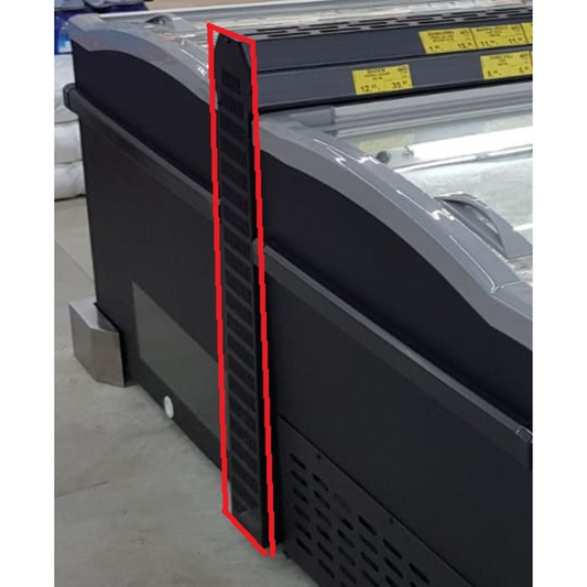 CHEST FREEZER JOINT SIDE BLACK  FOR ISLAND WITHOUT HEAD ELEMENT SKU 7072.9025 All Stop Trading