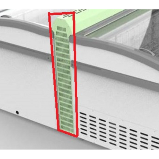 CHEST FREEZER JOINT SIDE WHITE  FOR ISLAND WITHOUT HEAD ELEMENT SKU 7072.9045