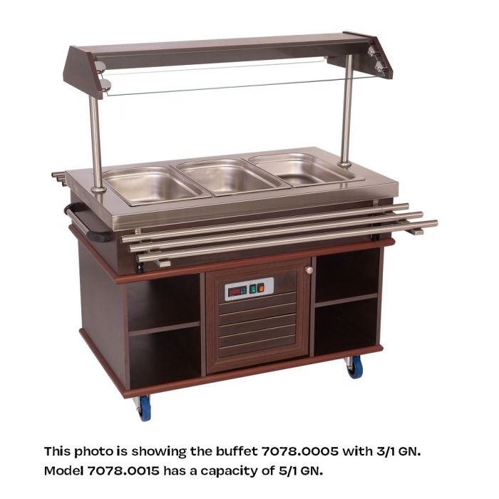 REFRIGERATED BUFFET GN 5/1 - SKU 7078.0015  All Stop Trading