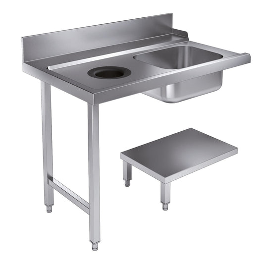 entry-table-bottom-shelf-with-waste-hole-1200-left-for-7280-0045-0046