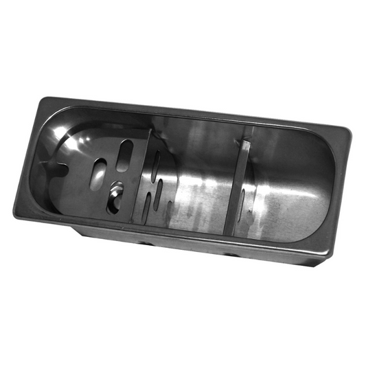 SINK FOR ICE CREAM SCOOP 270X110X120  WITH WATER DRAIN HOLE WATER CONNECTION AND OVERFLOW PIPE SKU 7108.0010 All Stop Trading