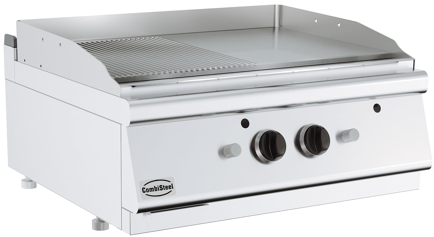 base-700-el.-fry-top-chrome/grooved