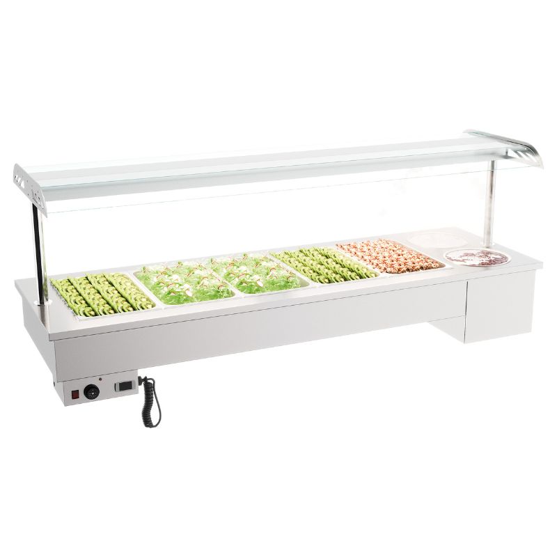 DROP-IN BAIN-MARIE UNIT WITH BOWLS 5/1 SKU 7178.2080