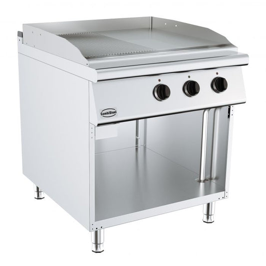 BASE 900 EL. FRY TOP GROOVED/SMOOTH - SKU 7178.3180  All Stop Trading