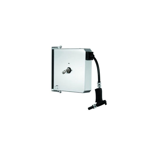 RETRACTABLE HOSE REEL 6 M WITH SPRAY GUN - SKU 7212.0045 All Stop Trading