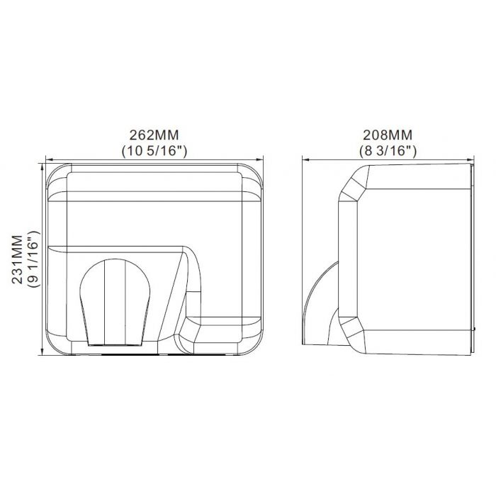 HAND DRYER HD-05 - SKU 7270.0020 All Stop Trading