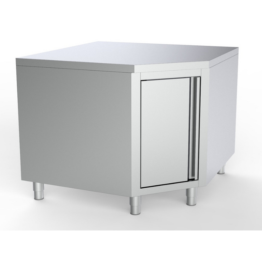 WORKTABLE CORNER WITH DOOR 1000/1000 FOR 700MM TABLES SKU 7333.0292 All Stop Trading