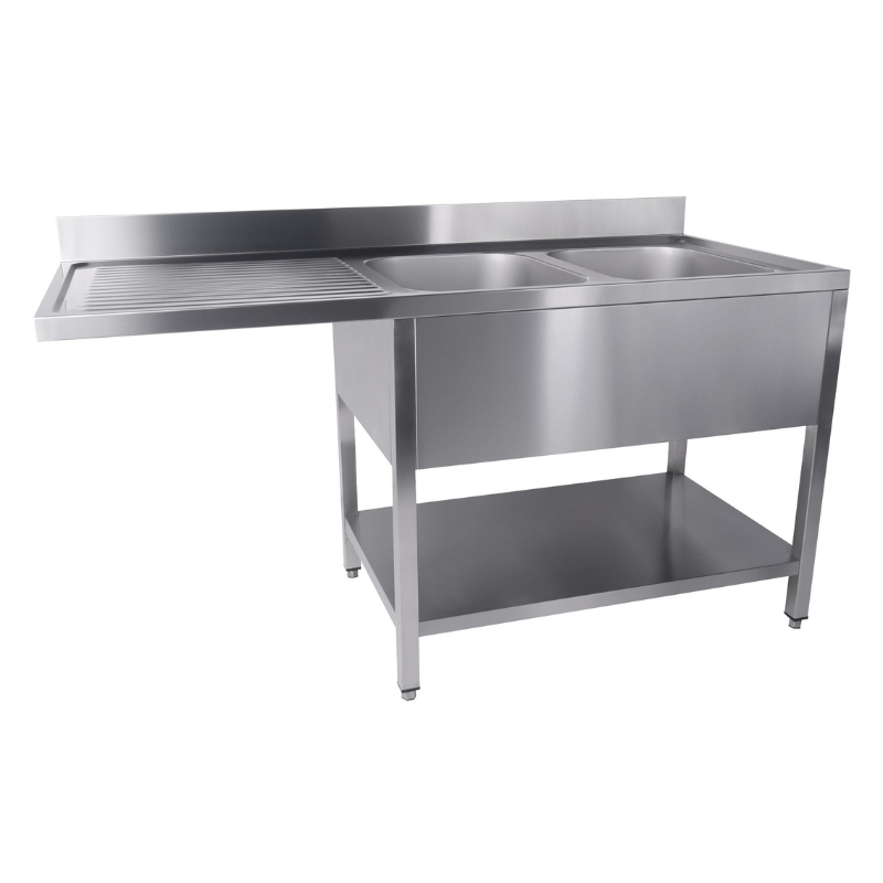 700 SINK UNIT SHELF DISHWASHER FLAT PACKED 2 RIGHT 1600 SKU 7333.1425 All Stop Trading