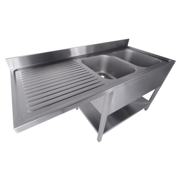 700 SINK UNIT SHELF DISHWASHER FLAT PACKED 2 RIGHT 1600 SKU 7333.1425 All Stop Trading