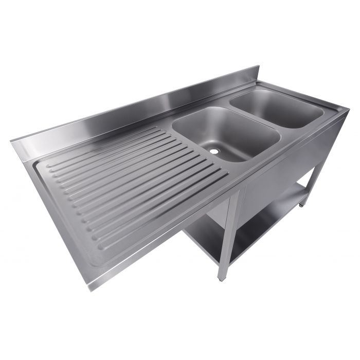 700 SINK UNIT SHELF DISHWASHER FLAT PACKED 2 RIGHT 1600 SKU 7333.1425 All Stop Trading