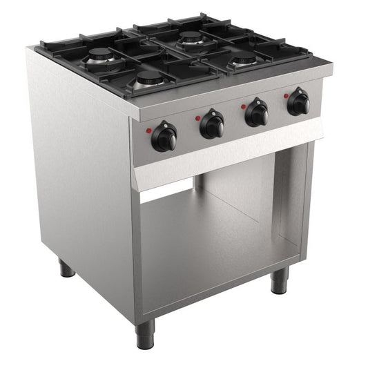 BASE 700 GAS COOKING TABLE 4 BR.