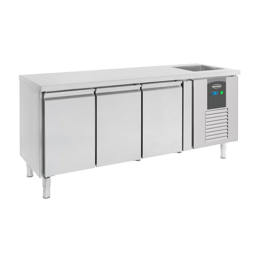 700 Refrigerated Counter Sink 3 Doors