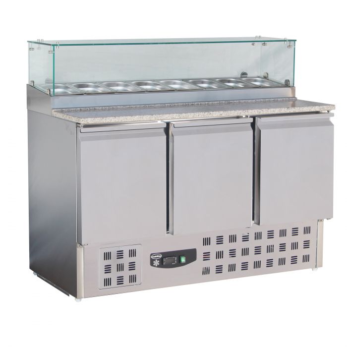 PIZZA COUNTER 3 DOORS - SKU 7450.0220  All Stop Trading