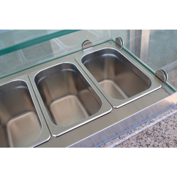 PIZZA COUNTER 3 DOORS - SKU 7450.0220  All Stop Trading