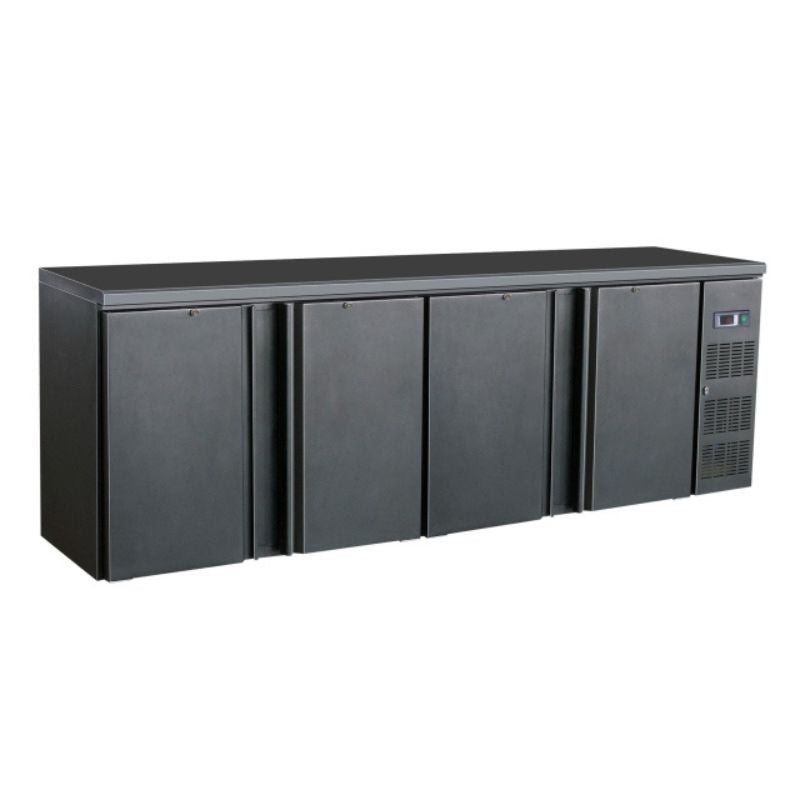 BARCOOLER BLACK 4 DOORS SKU 7450.0325 All Stop Trading