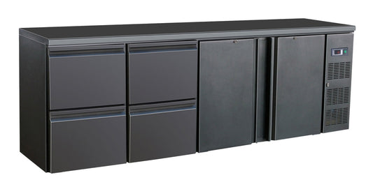 combisteel-barcooler-black-2-doors-and-2-drawers