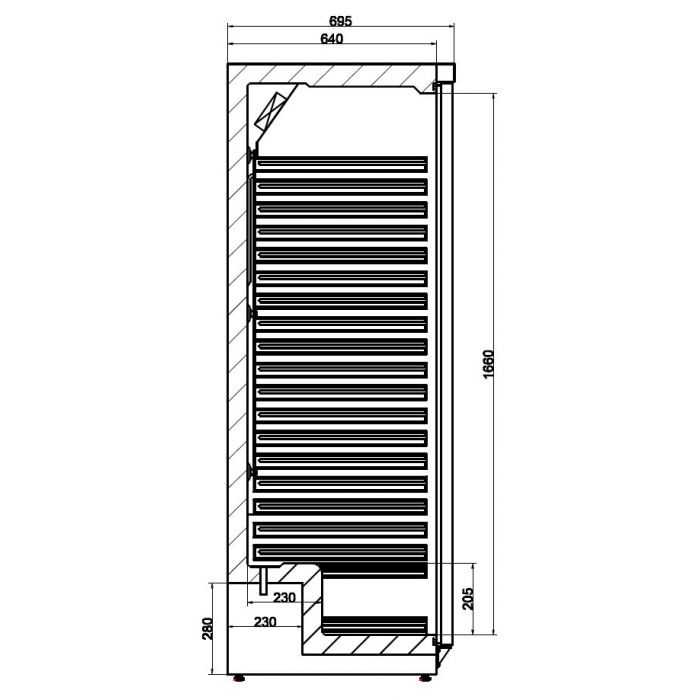 REFRIGERATOR WHITE 1 DOOR DOOR SKU: 7450.0561 All Stop Trading