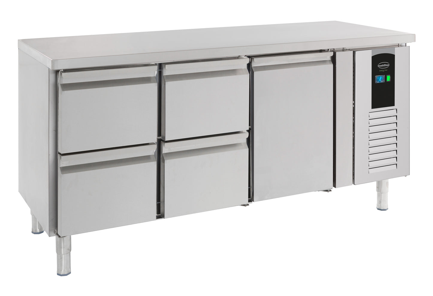 700-refrigerated-counter-1-door-and-4-drawers-energy-line