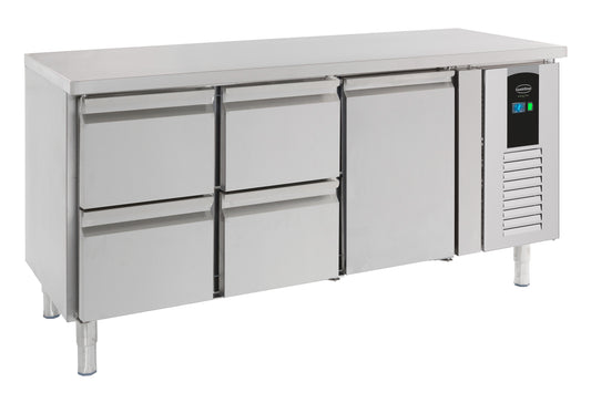 700-refrigerated-counter-1-door-and-4-drawers-energy-line
