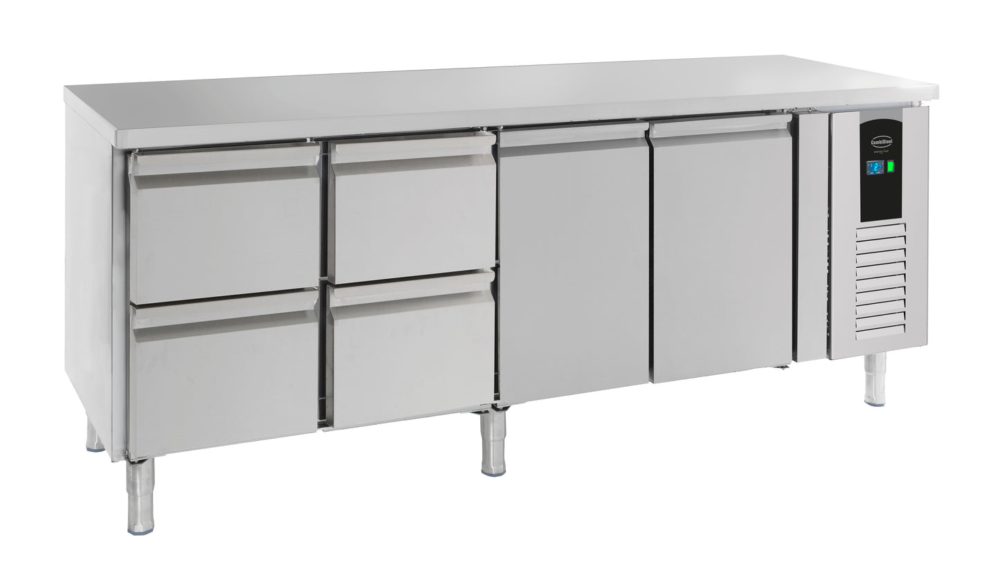700-refrigerated-counter-2-doors-and-4-drawers-energy-line
