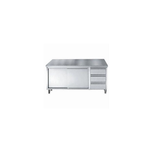 700 WORKTABLE SLIDING DOORS DRAWERS 2000 - SKU 7452.0910 All Stop Trading