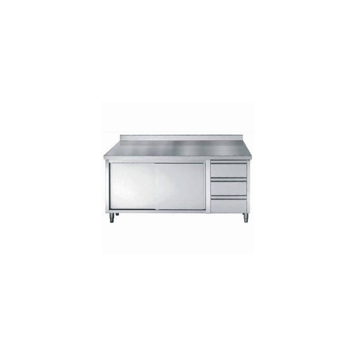700 WORKTABLE SLIDING DOORS DRAWERS UPSTAND 2000 - SKU 7452.0930  All Stop Trading