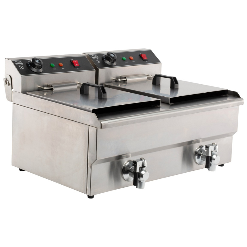 ELECTRIC COUNTER FRYER 2X8 L SKU 7455.1005 All Stop Trading