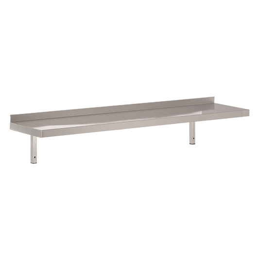 400 SS WALL SHELVES 1400 INCL. BRACKETS SKU 7455.0685 All Stop Trading
