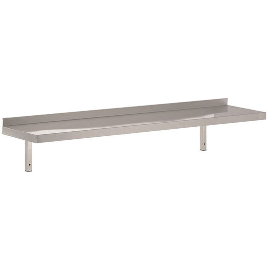 300 SS WALL SHELVES 1200 INCL. BRACKETS - SKU 7455.0630 All Stop Trading