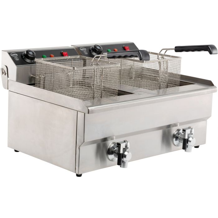 ELECTRIC COUNTER FRYER 2X8 L SKU 7455.1005 All Stop Trading